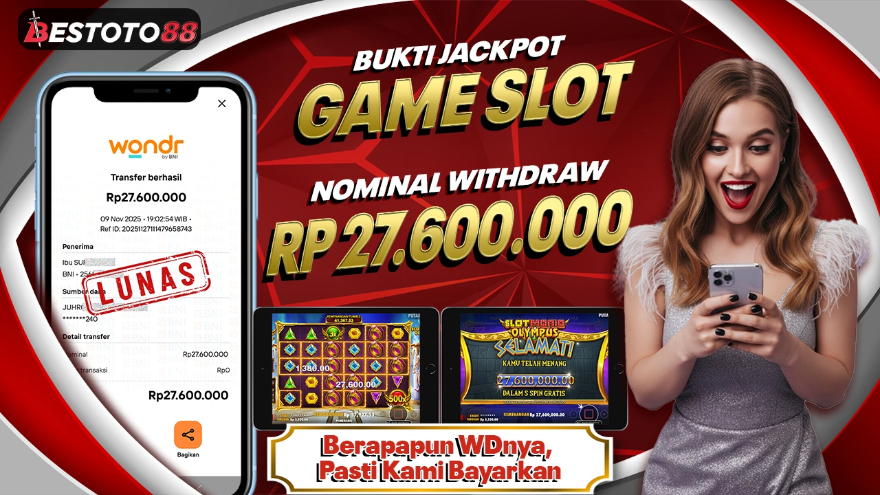 Room Slot Mania Olympus Bestoto88 Lagi On Fire, Eben**** Cairkan Rp 27,6 Juta