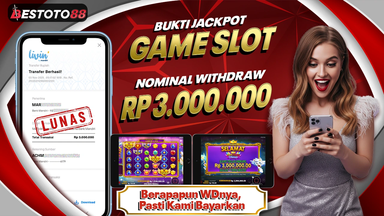 Ruja**** Main Kalem Di Slot Mania Princess Bestoto88, Rp 3 Juta Aman Tanpa Drama