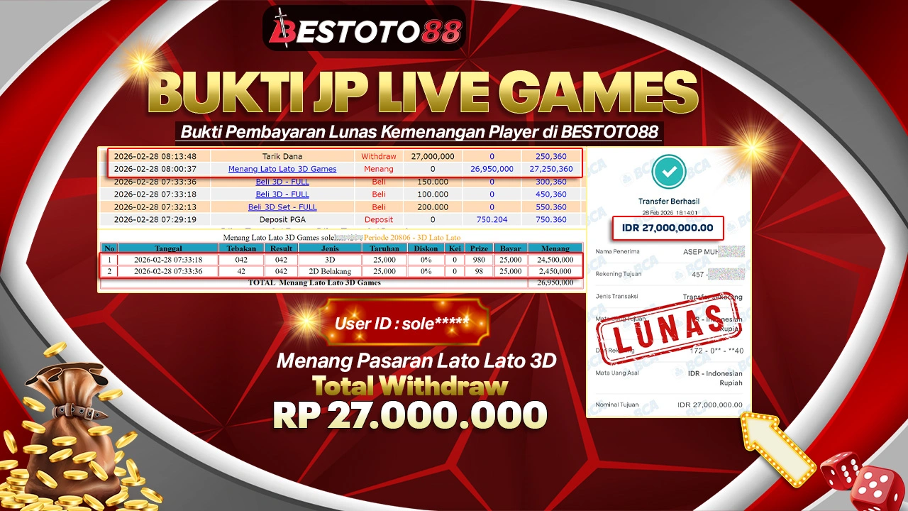 Bukan Sekadar Coba: Sole**** Tembus Rp 27 Juta Di 3D Lato Lato Bestoto88